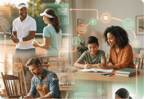 People working together